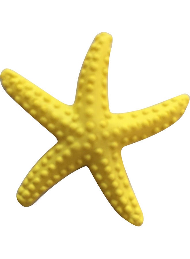 Eco-Friendly Beach Coastal Starfish DIY Craft Ornament Yellow 20 x 10 x 20cm