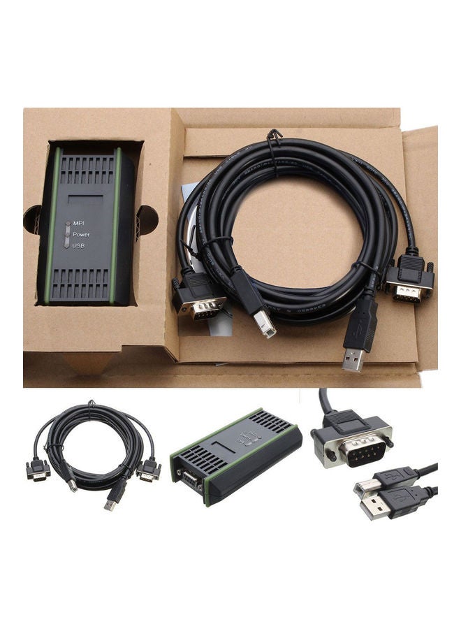 2.5m USB PLC Programming Download Cable for S7-200/300/MPI 6ES7972-0CB20-0XA0 Black - Image 5