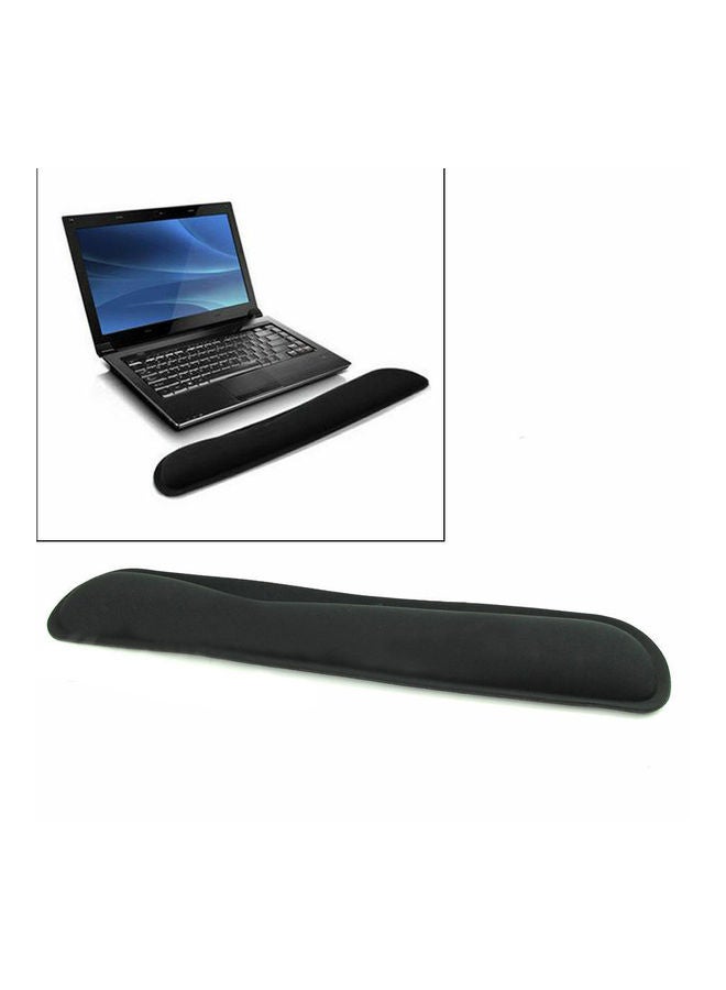 Slow Rising Memory Foam Keyboard Wrist Pad Black - Image 4