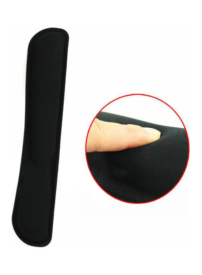 Slow Rising Memory Foam Keyboard Wrist Pad Black - Image 5