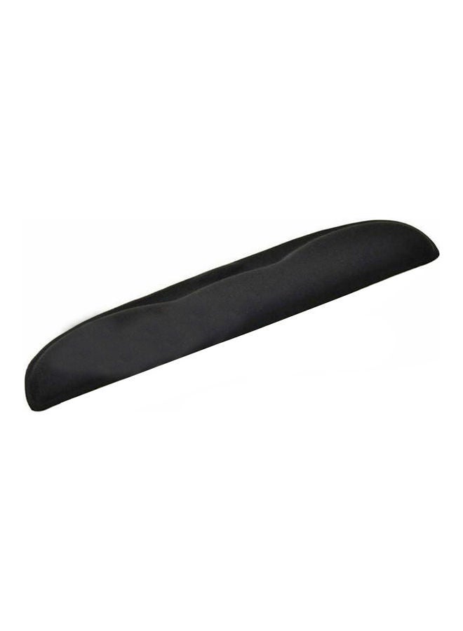 Slow Rising Memory Foam Keyboard Wrist Pad Black - Image 1