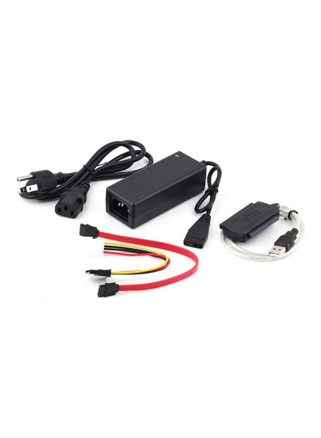 SATA/IDE Drive to USB 2.0 Adapter Converter Cable for 2.5/3.5 inch Hard Disk Black  - Image 2