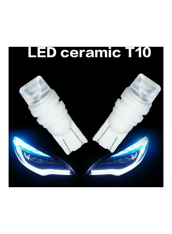 مجموعة مصابيح LED للسيارة مصنوعة من السيراميك مقاس T10 لقدرة 5 وات تناسب جميع السيارات مكونة من قطعتين - Image 2