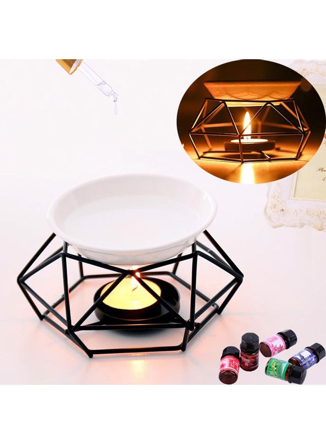 مصباح شمع لإذابة الزيت العطري للعلاج متعدد الألوان 20 x 10 x 20سم - Image 2