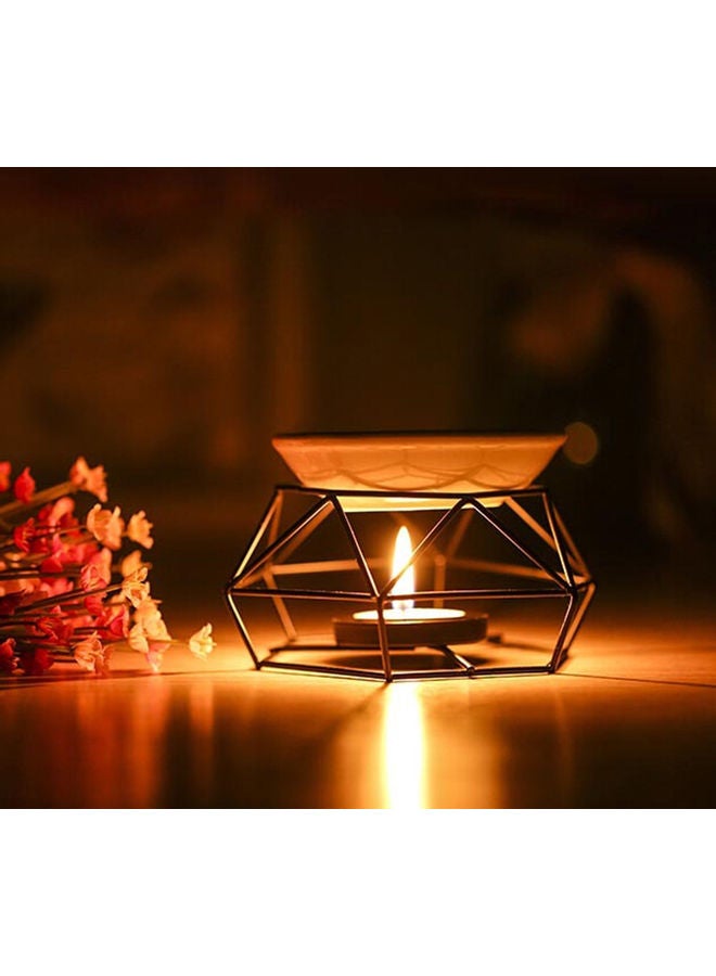 مصباح شمع لإذابة الزيت العطري للعلاج متعدد الألوان 20 x 10 x 20سم - Image 3