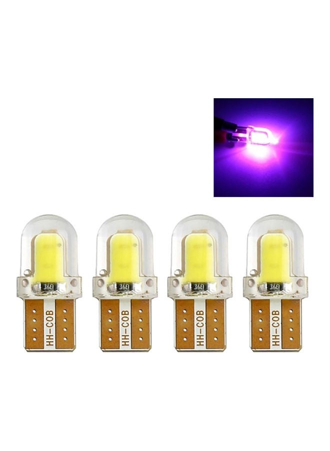 مجموعة مصابيح LED COB جانبية لإشارة الانعطاف مكونة من 4 قطع