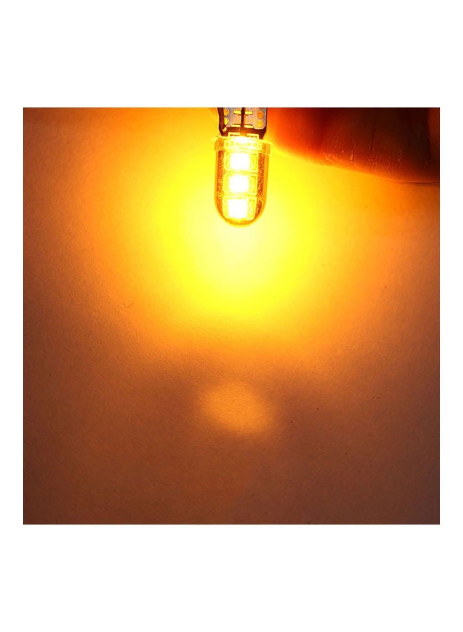 مصباح سيارة Bright T10 مضاد للماء ومصنوع من السيليكون ومزود بعدد 6 لمبات LED - Image 2