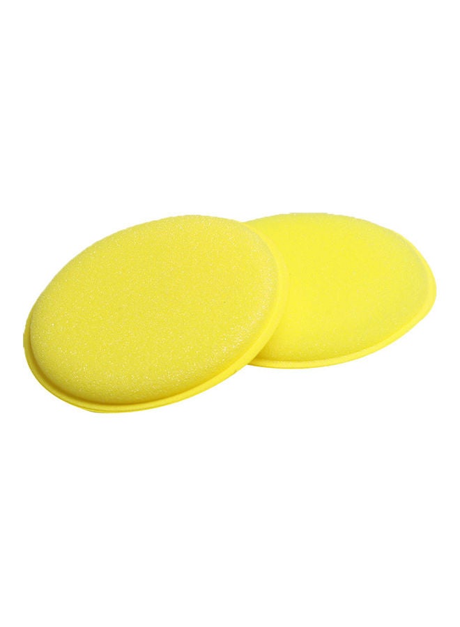 2-Piece Round Car Waxing Pads - Image 1