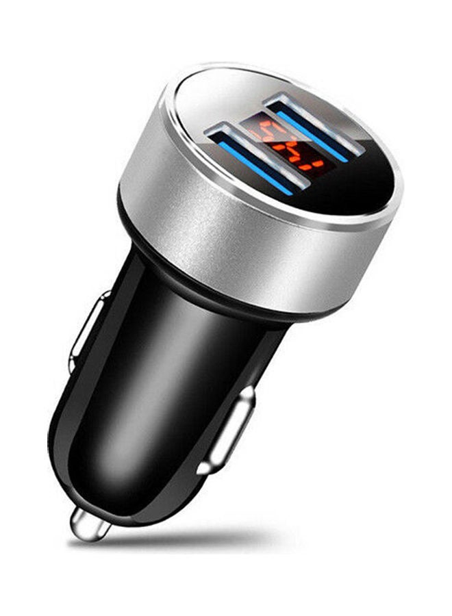 شاحن سيارة بمنفذ USB مزدوج بجهد 5 فولت وشدة تيار 3.1 أمبير