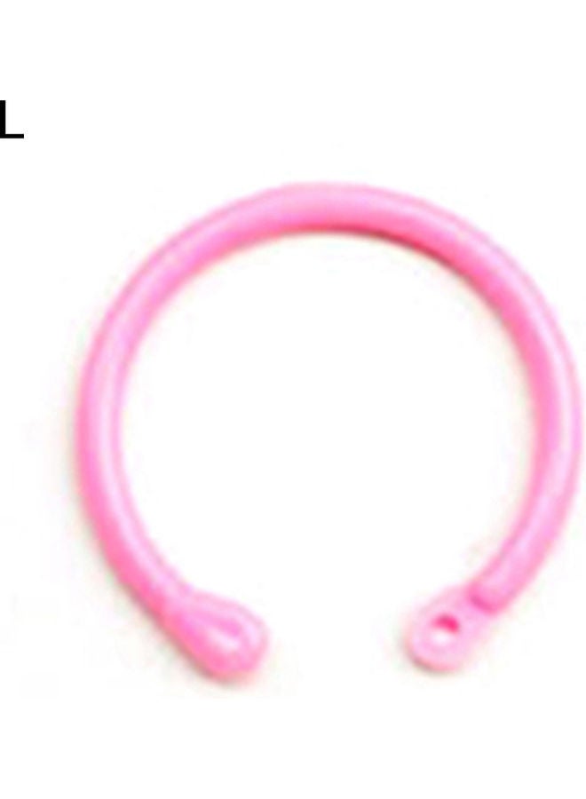 30 Piece Plastic Loose Leaf Binding Rings Candy Colour Coil Random Colour 20 x 10 x 20cm - Image 1