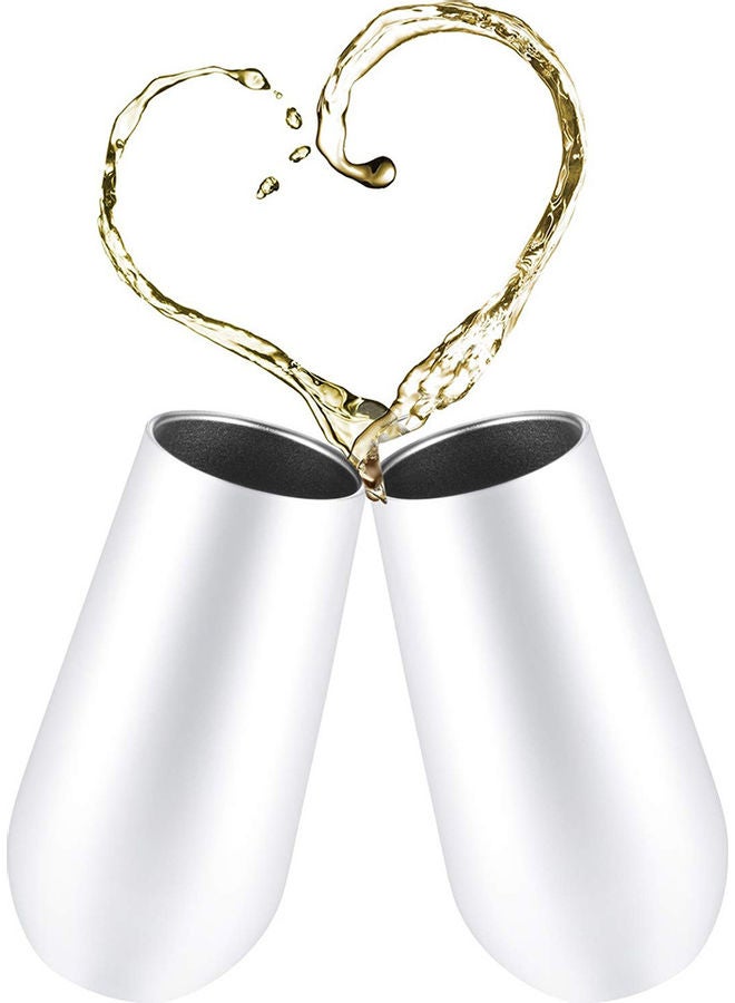 1 Piece 6oz Double-Wall Stainless Steel Vacuum Insulated Cup White 20 x 10 x 20cm - Image 3