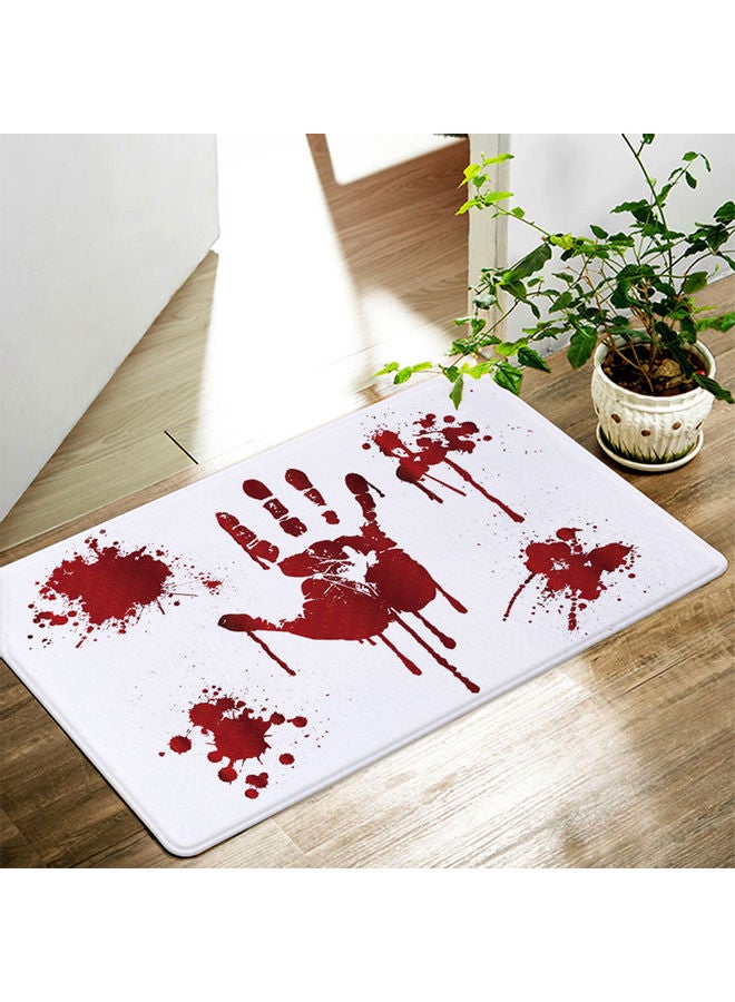 بساط حمام بطبعة أقدام دموية للهالوين متعدد الألوان 20 x 10 x 20سم - Image 2