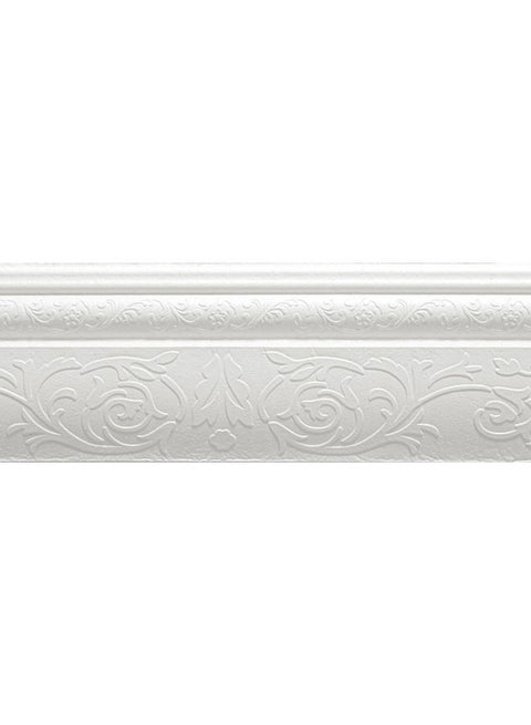 Self-Adhesive 3D Skirting Sticker Foot Line Frame White 20 x 10 x 20cm