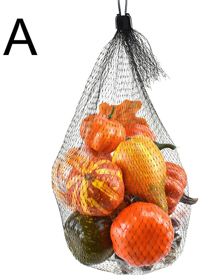 50 Piece/Set Simulation Pumpkins Maple Pine Cone for Halloween Multicolour 20 x 10 x 20cm - Image 1