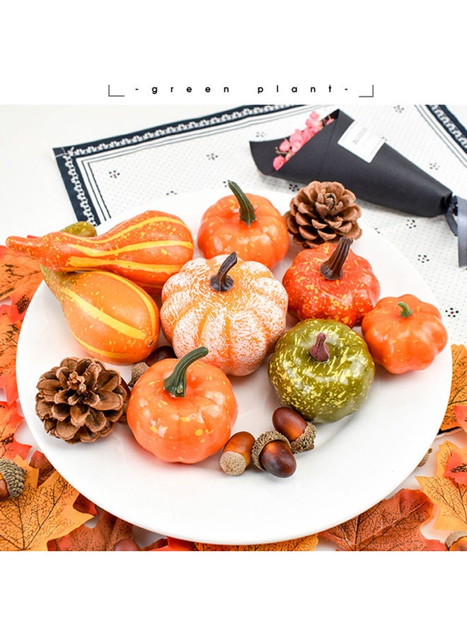 50 Piece/Set Simulation Pumpkins Maple Pine Cone for Halloween Multicolour 20 x 10 x 20cm - Image 3