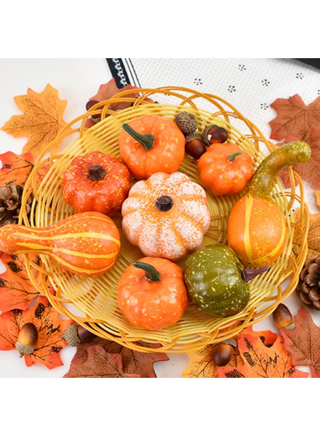 50 Piece/Set Simulation Pumpkins Maple Pine Cone for Halloween Multicolour 20 x 10 x 20cm - Image 5