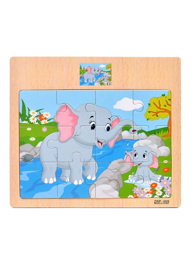 Cool Baby 3D Cartoon Traffic Math Jigsaw Puzzle 17x15x0.5cm