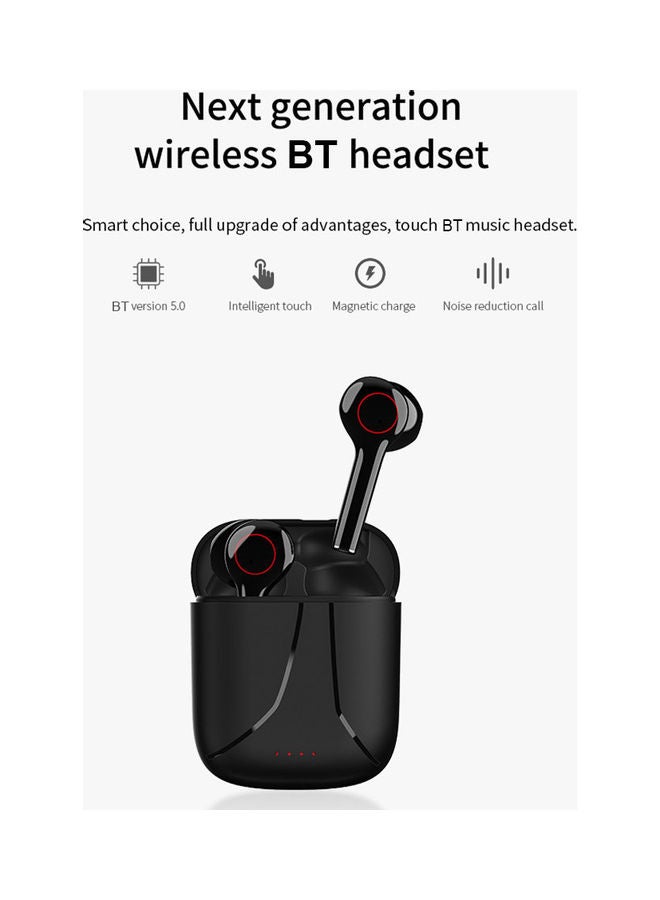 True Wireless In-Ear Earbuds With Charging Case Black