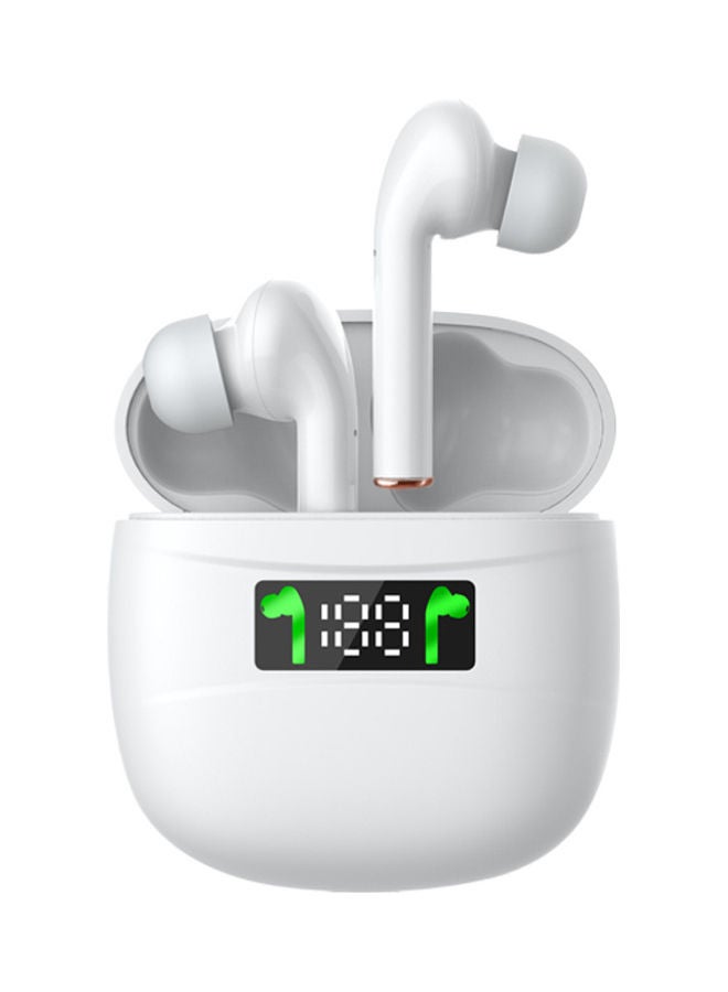 J3 Pro Bluetooth In-Ear Earphones With Charging Case White - Image 2