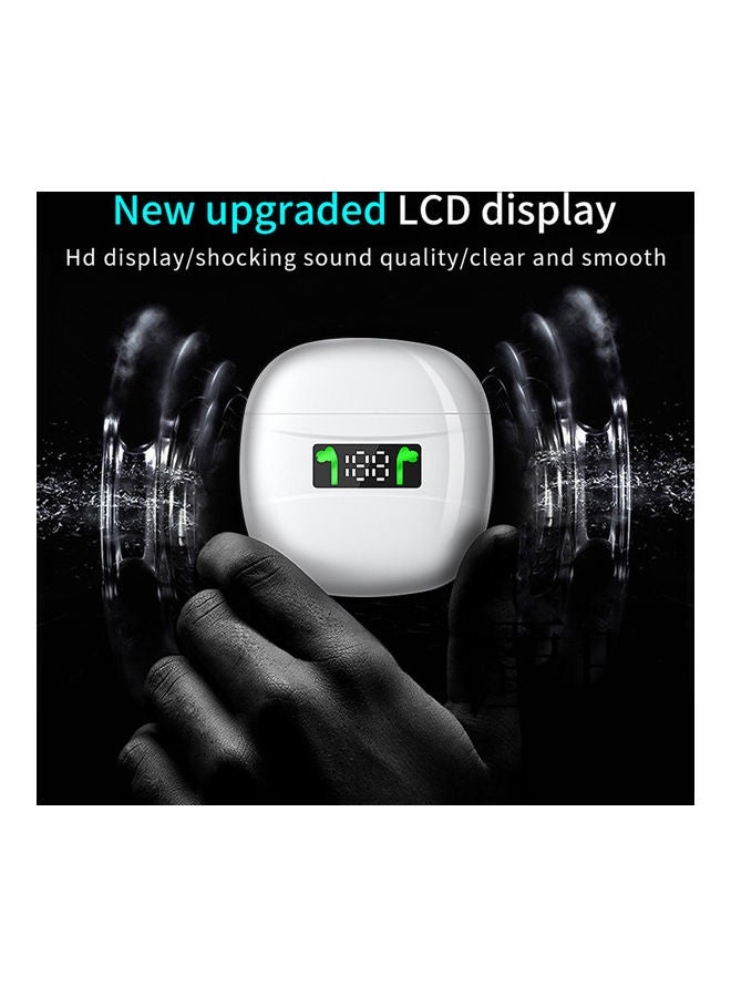 J3 Pro Bluetooth In-Ear Earphones With Charging Case White - Image 3