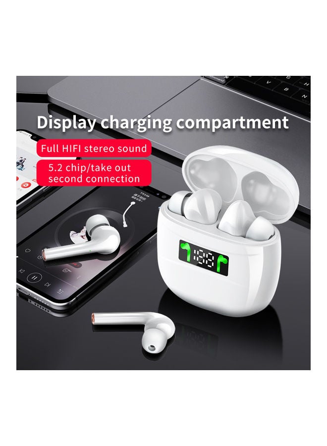 J3 Pro Bluetooth In-Ear Earphones With Charging Case White - Image 5