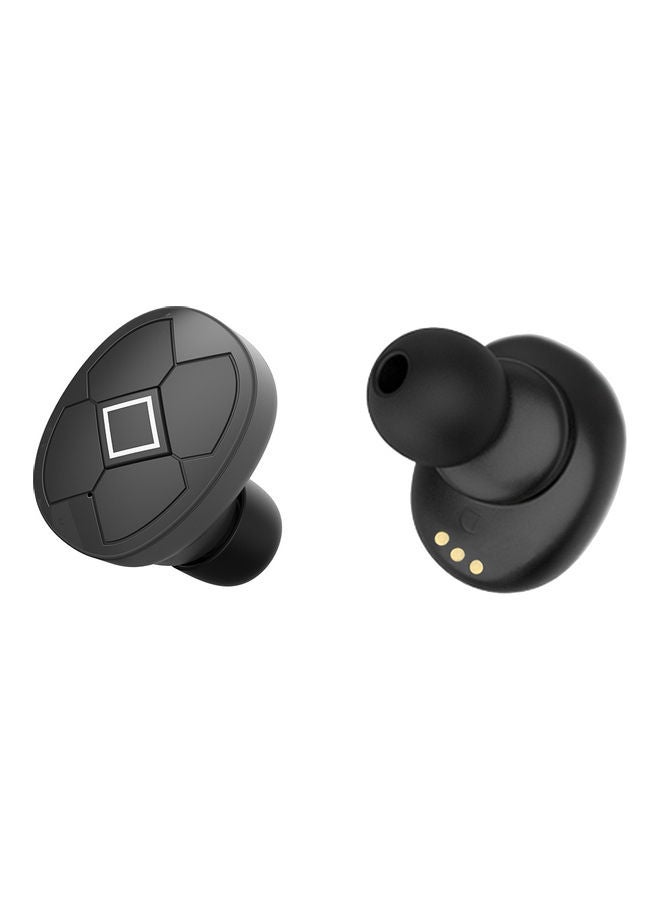 V5 TWS Bluetooth In-Ear Earbuds With Charging Case Black