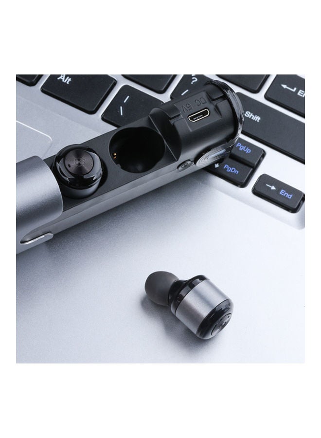 أوي سماعة أذن T8 TWS بالبلوتوث مع علبة شحن رمادي - Image 2