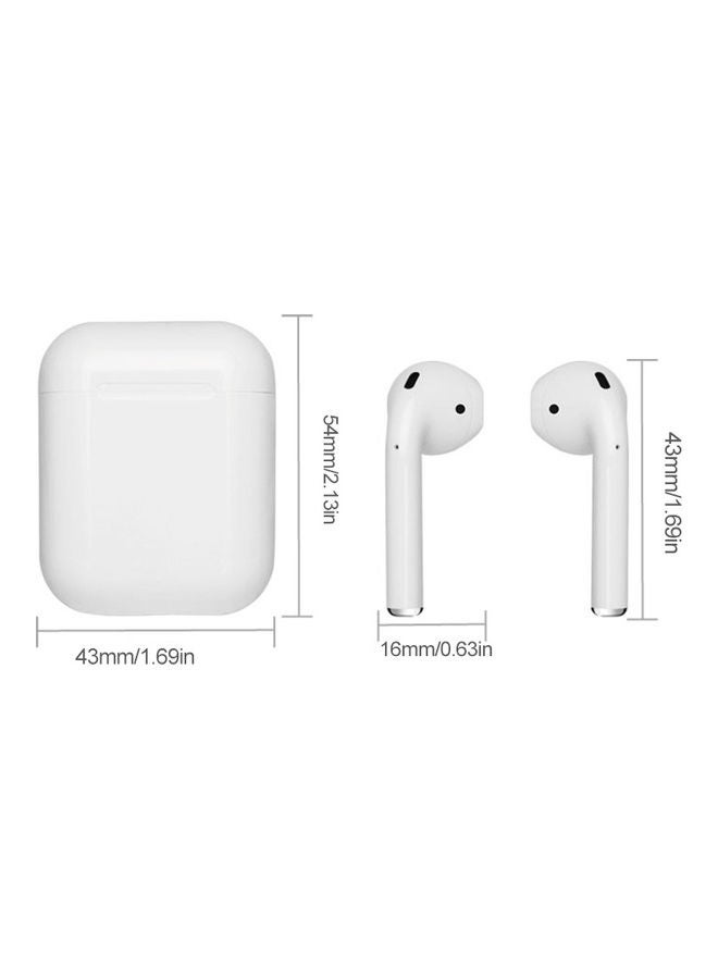 Generic - TWS-i12 Bluetooth In-Ear Earphones With Charging Case White - Image 1