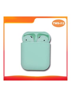 TWS-i12 Bluetooth In-Ear Earphones With Charging Case Green