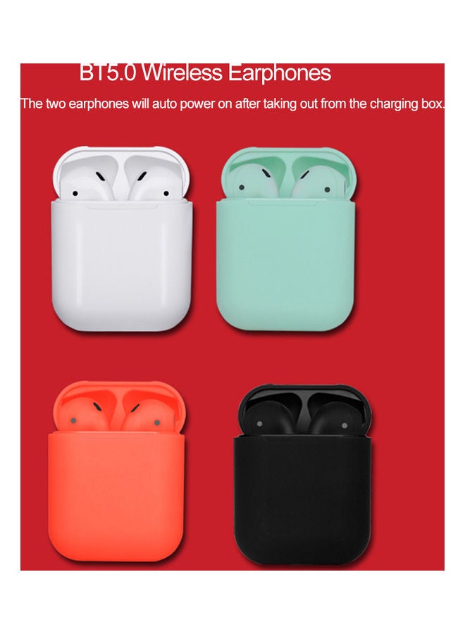 Generic - TWS-i12 Bluetooth In-Ear Earphones With Charging Case Green - Image 1