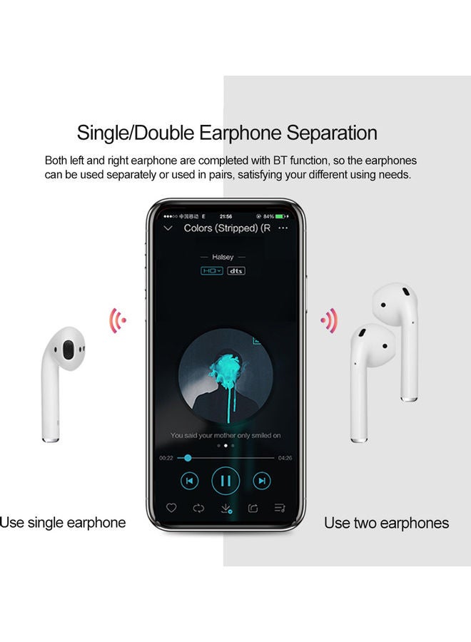 Generic - TWS-i12 Bluetooth In-Ear Earphones With Charging Case Green - Image 1