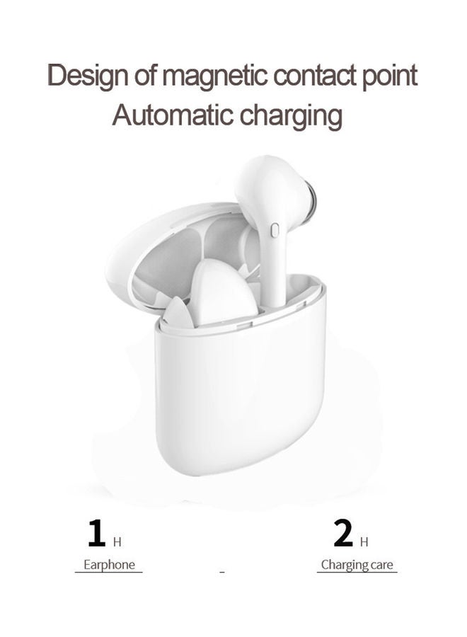 ZY-3 TWS Bluetooth In-Ear Earphones With Charging Case White - Image 5