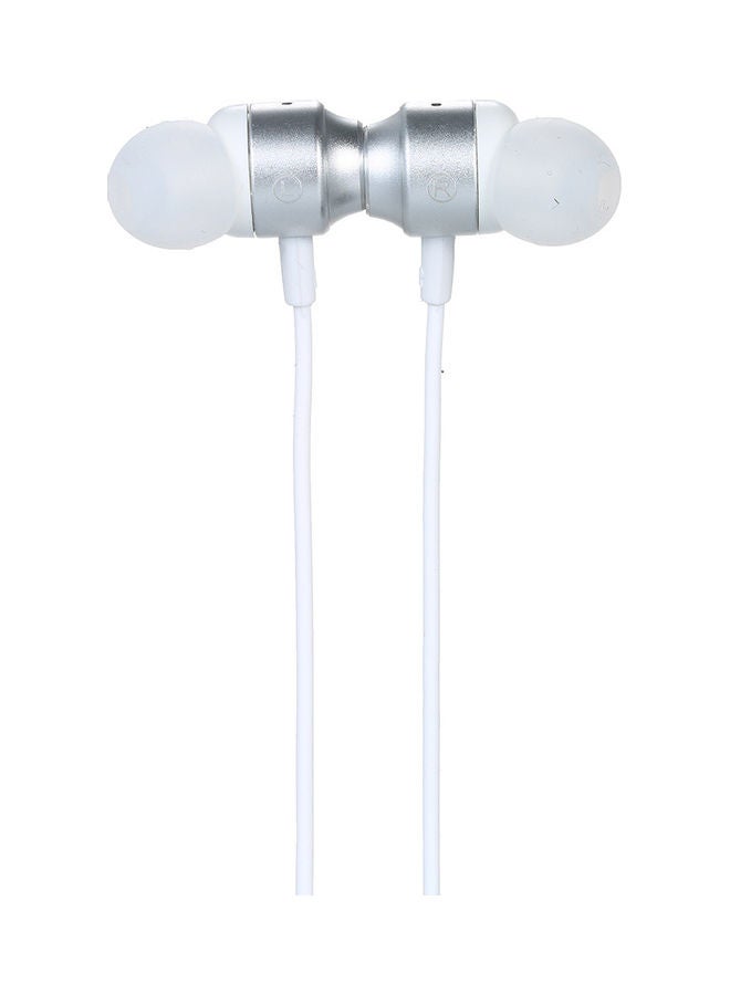QD-31 Wired In-Ear Headphones White/Silver - Image 3