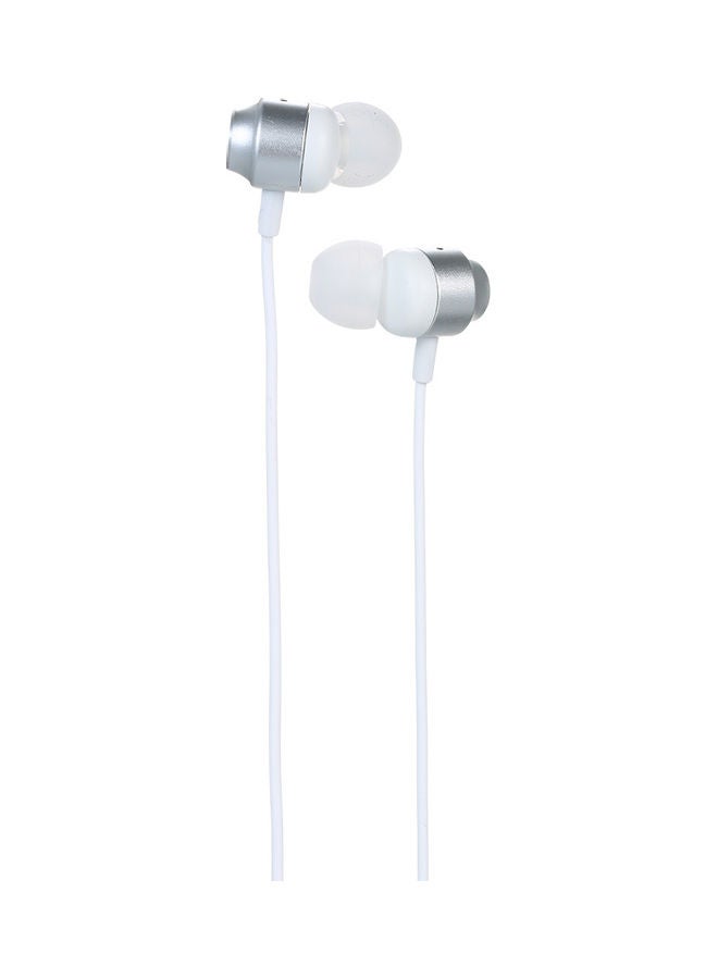 QD-31 Wired In-Ear Headphones White/Silver - Image 5