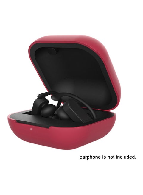 Protective Earphone Case Cover For Beats Powerbeats Pro Charging Box Red