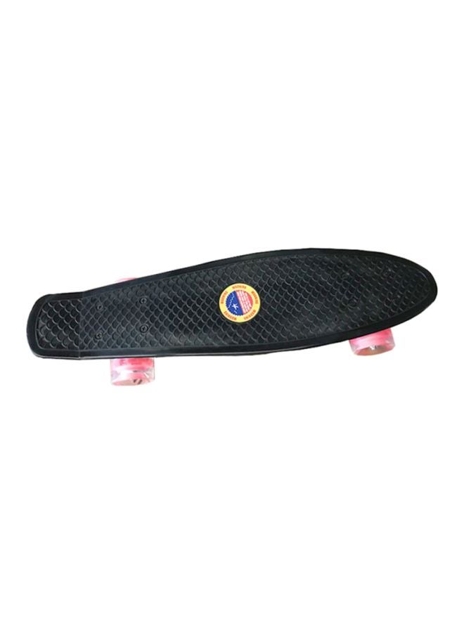 Cool Baby Classic Lightweight Skateboard With Flash Light  Black For Kids And Adults 56x10x15cm - Image 2