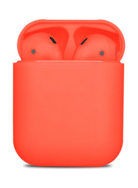 TWS-i12 Bluetooth In-Ear Earphones With Charging Case Orange