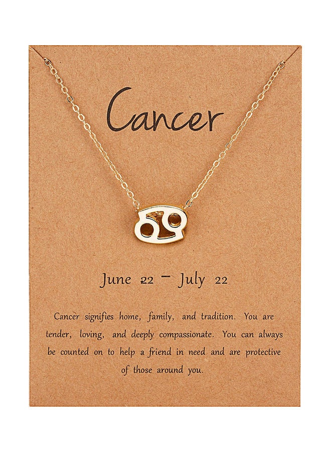Cancer Symbol Pendant Necklace - Image 1