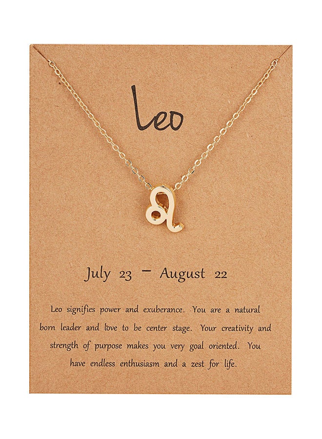 Leo Symbol Pendant Necklace