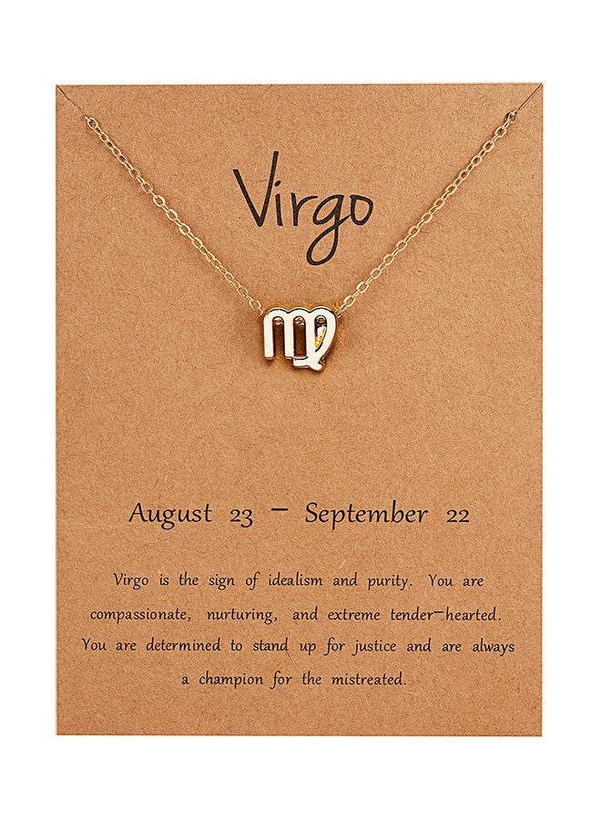 قلادة بدلاية بتصميم رمز برج العذراء - Image 1