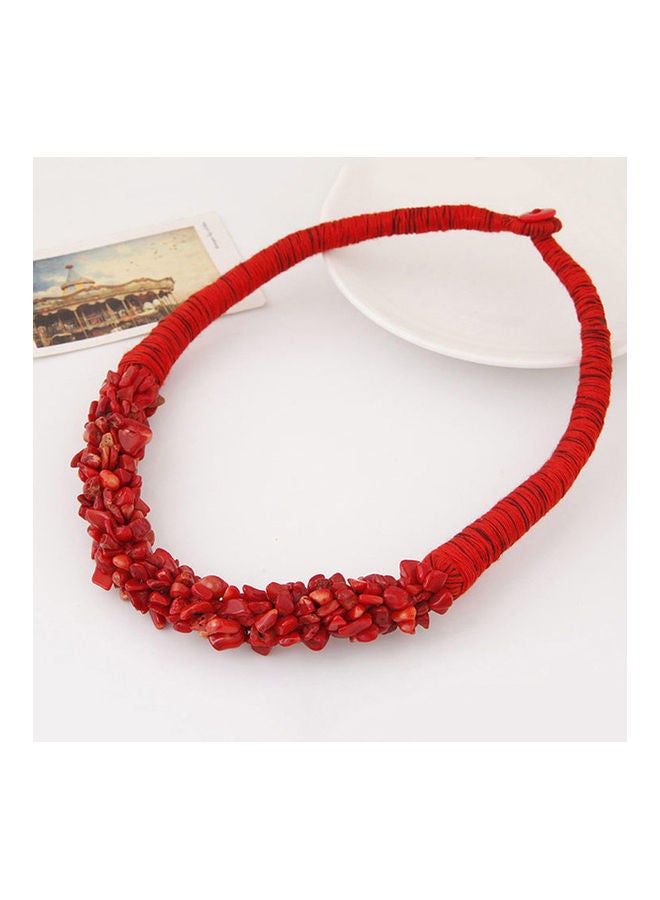 Bohemian Stone Detail Necklace - Image 2