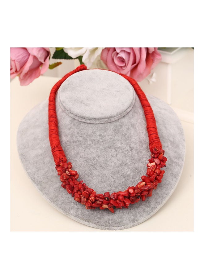 Bohemian Stone Detail Necklace - Image 4