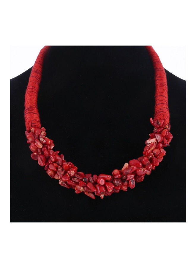 Bohemian Stone Detail Necklace - Image 5