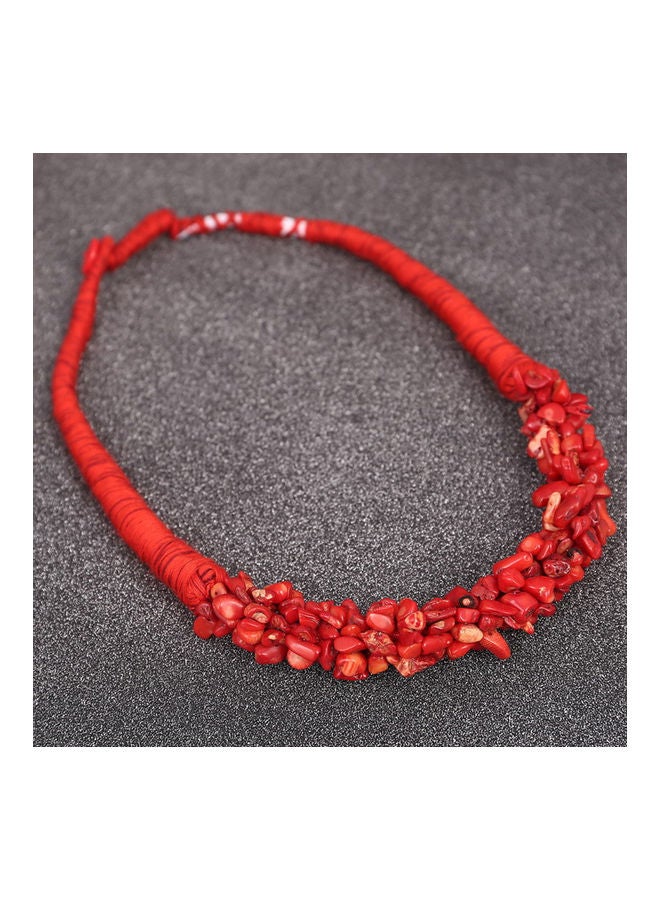 Bohemian Stone Detail Necklace - Image 3