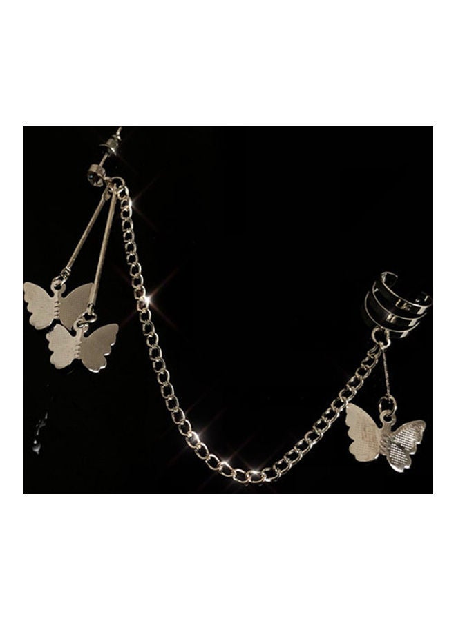 Generic - Alloy Butterfly Chain Ear Cuff - Image 1