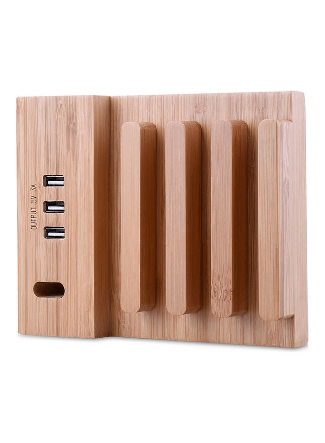 Wooden Headphone Hanger Holder Brown - Image 3
