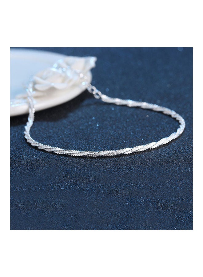 Generic - Silver Plated Twist Anklet - Image 1