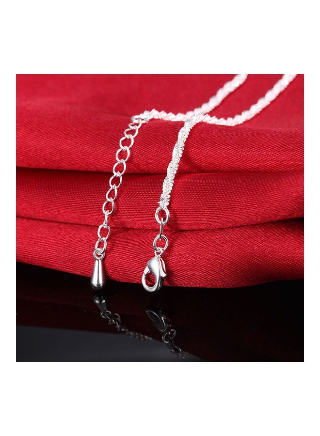 Generic - Silver Plated Twist Anklet - Image 1