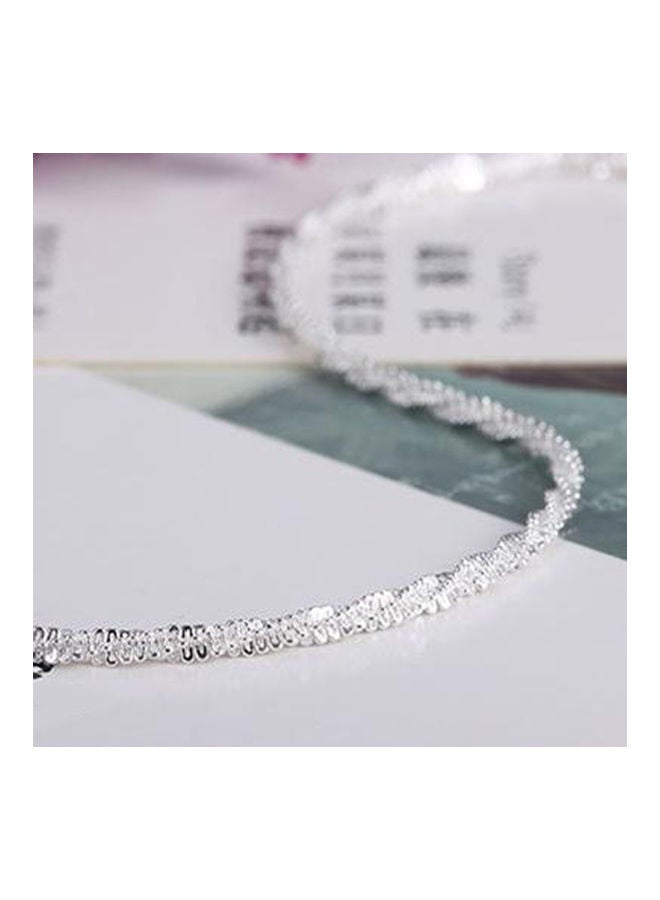 Generic - Silver Plated Twist Anklet - Image 1