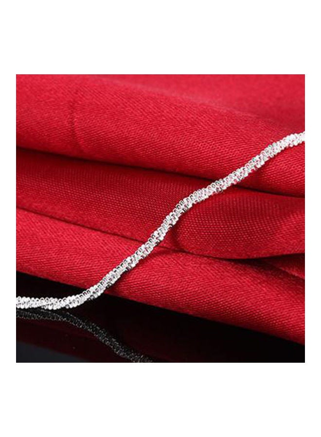 Generic - Silver Plated Twist Anklet - Image 1